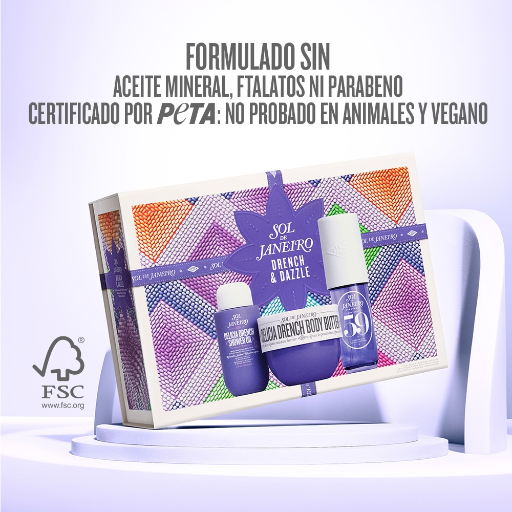 DRENCH & DAZZLE DELÍCIA DRENCH BODY ROUTINE GIFT SET (SET DE RUTINA CORPORAL)